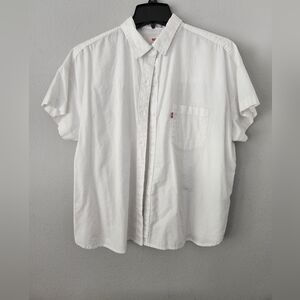Levi's White Casual Button Down Shirt